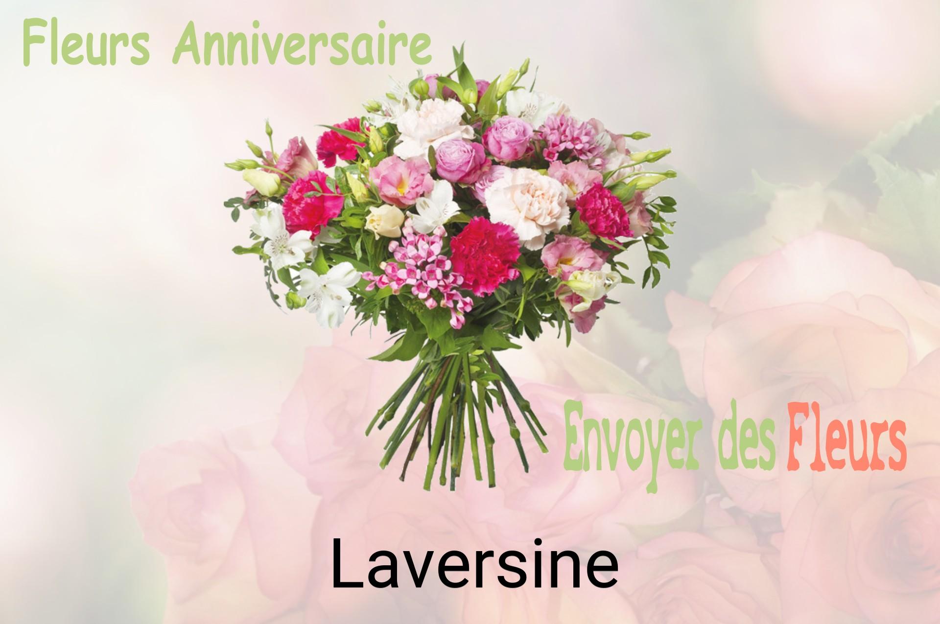 Bouquet de fleurs d’anniversaire livré à Laversine