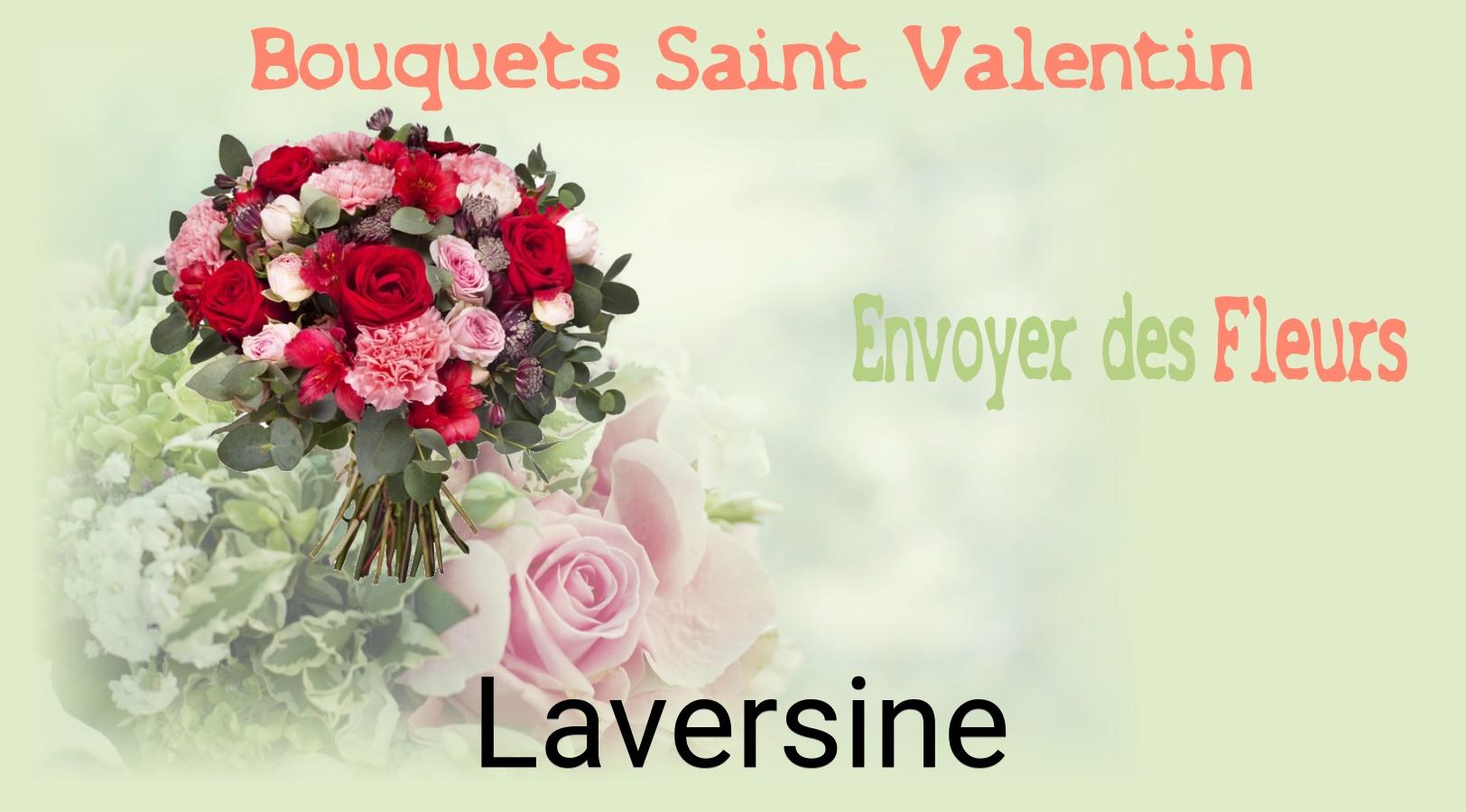 Roses de Saint-Valentin livrées à Laversine